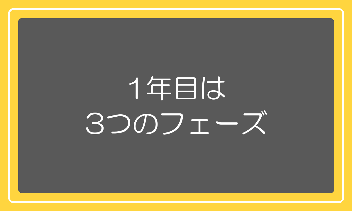 物販1年目の3つのフェーズ